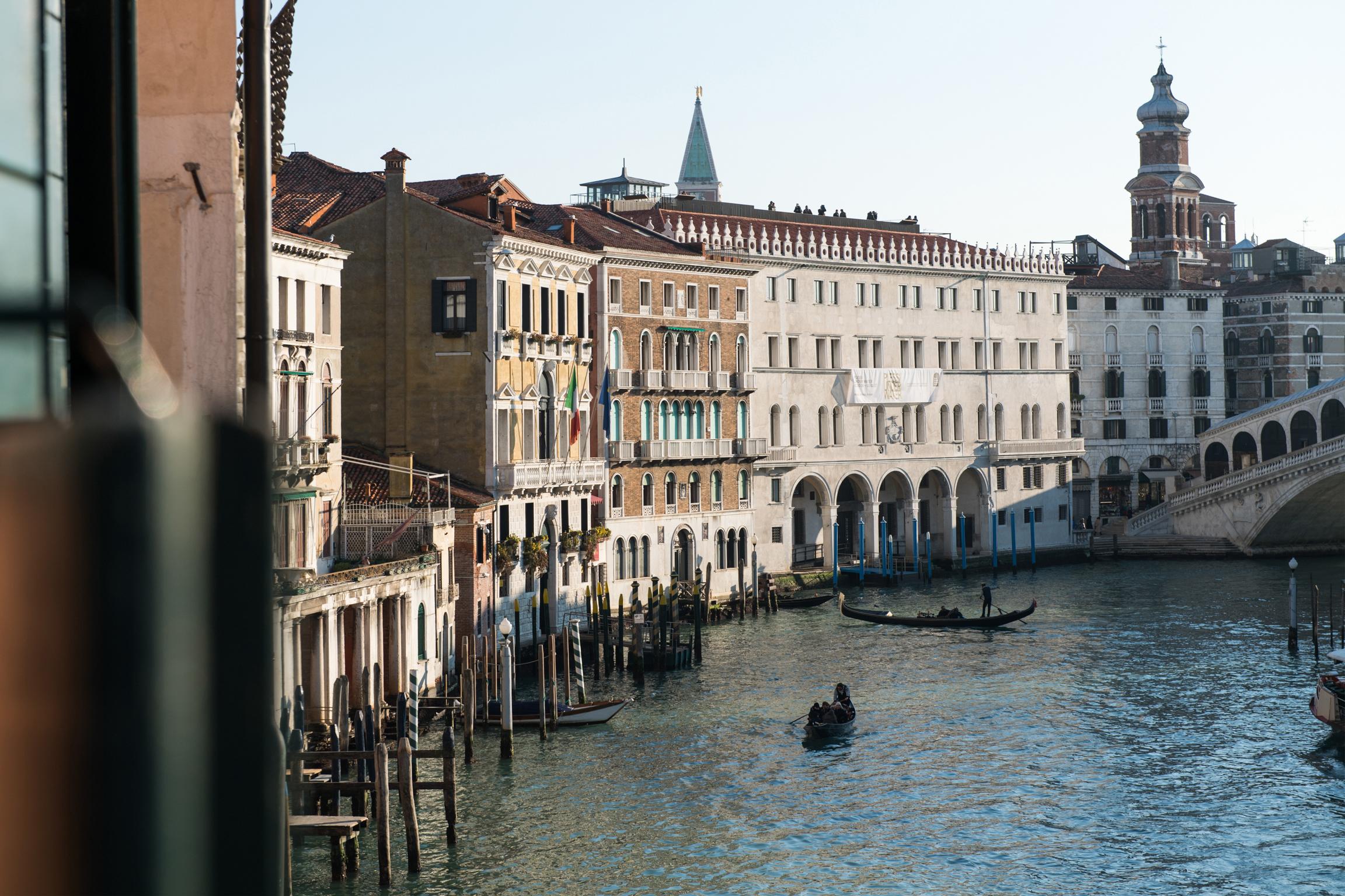 Locanda Leon Bianco On The Grand Canal Venedig Exteriör bild